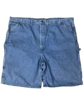 Wrangler Rugged Wear Men's 48 x 10 Carpenter Jean Denim Shorts Workwear Utility
